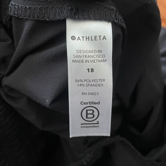 Athleta Brooklyn Wide Leg Crop Pant Black Women’s Sz 18 - Picture 12 of 15